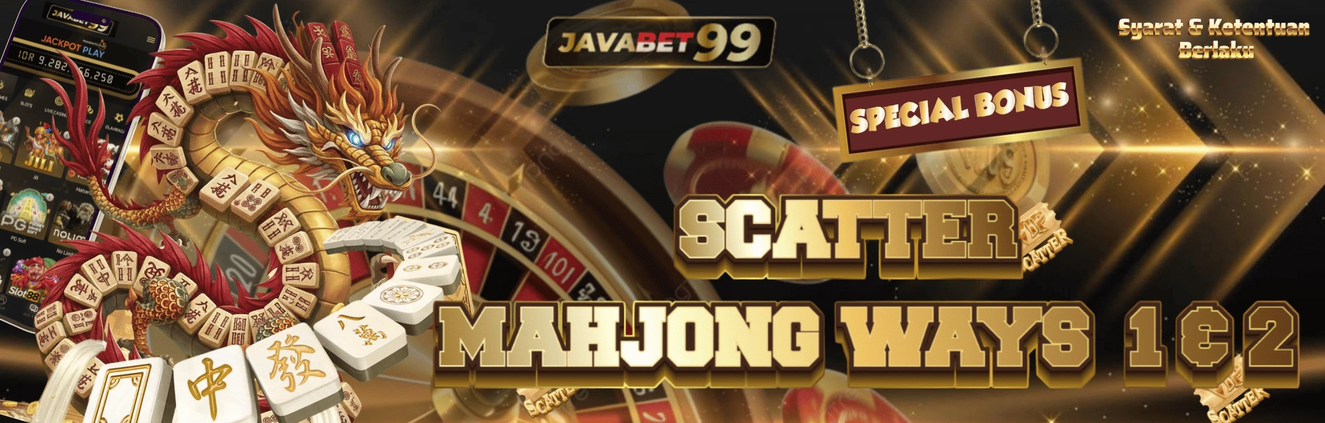 NEW BONUS MAHJONG WAYS 1&2 JAVABET99