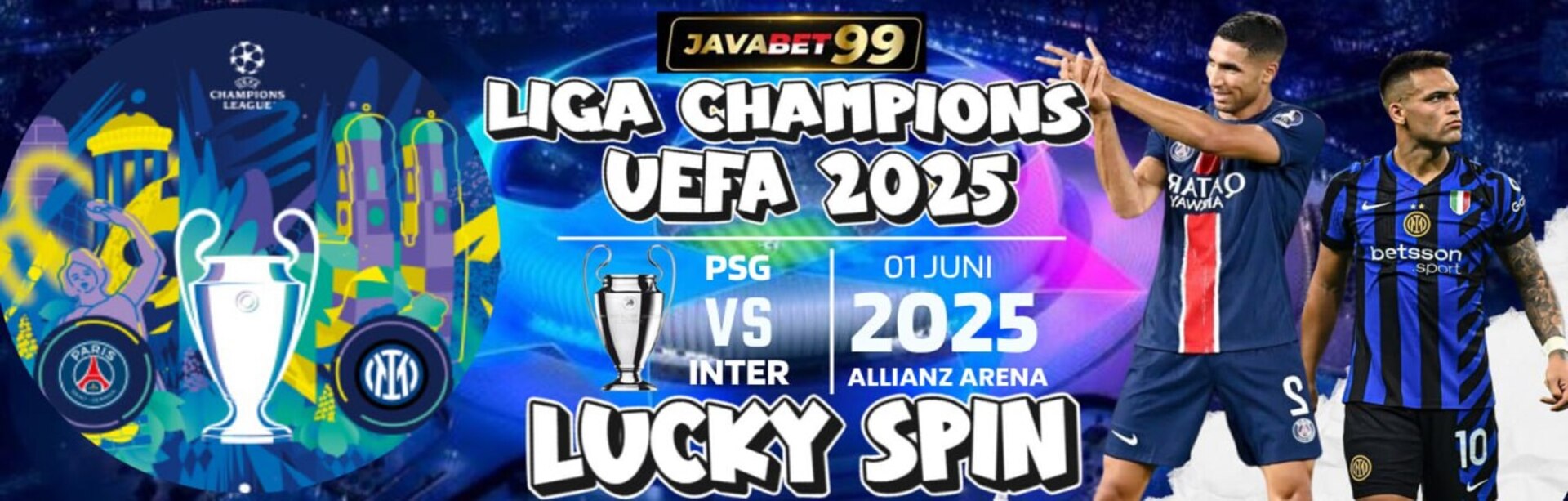 EVENT Lucky Spin Wheel Final Liga Champions UEFA