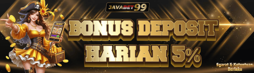 BONUS DEPOSIT HARIAN 5%